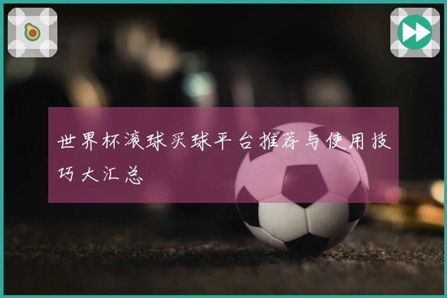 世界杯滚球买球平台推荐与使用技巧大汇总