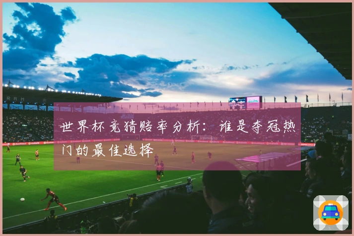 世界杯竞猜赔率分析：谁是夺冠热门的最佳选择