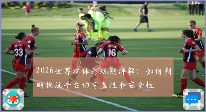 2026世界杯体彩规则详解：如何判断投注平台的可靠性和安全性